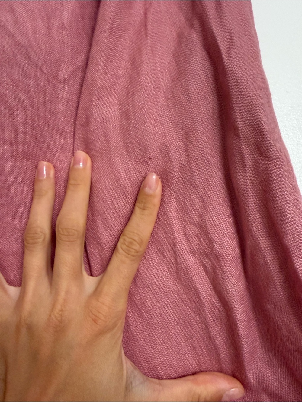 Reformation Pink Andy Oversized Linen Blend (Two Piece Set) - Picture 6 of 10